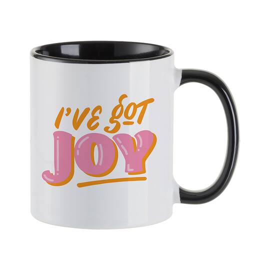 Craft Express 6ct. 11oz. Sublimation Black Handle Mugs